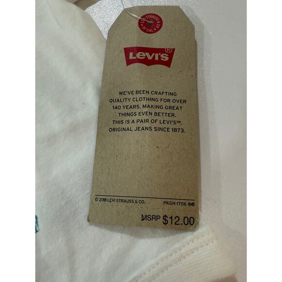 Levi's Little Jean-ius One Piece Baby Size 3 Month New with Tags (03) - Picture 3 of 11